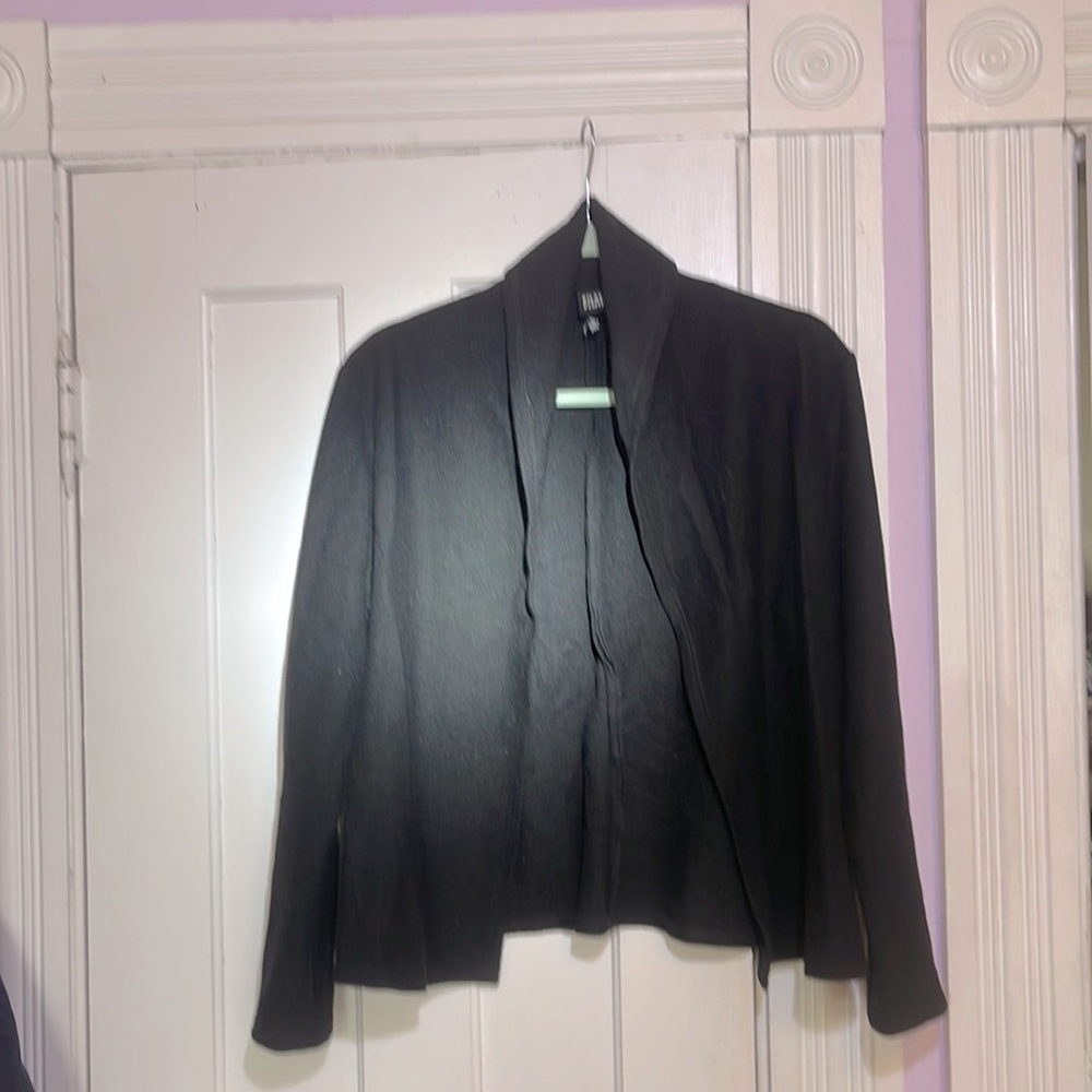 Eileen Fisher Wool Cropped Cardi